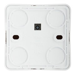 Розетка телефонная Systeme Electric Этюд накладная белая (TELA-001B) - фото 4