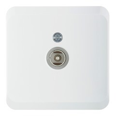Изображение товара Розетка телевизионная Systeme Electric Этюд накладная белая (TVA-002B)