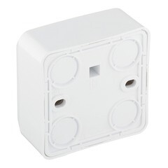 Розетка телевизионная Systeme Electric Этюд накладная белая (TVA-002B) - фото 3