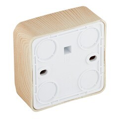 Розетка телевизионная Systeme Electric Этюд накладная сосна (TVA-002D) - фото 4