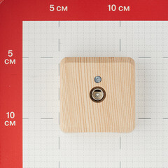 Розетка телевизионная Systeme Electric Этюд накладная сосна (TVA-002D) - фото 3