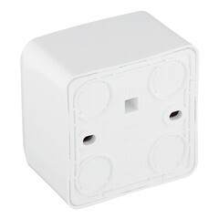 Розетка компьютерная Systeme Electric Этюд накладная белая (KOMA-001B) - фото 4