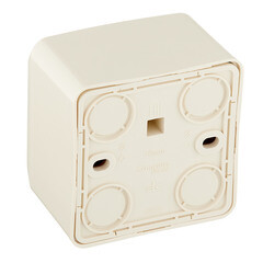 Розетка компьютерная Systeme Electric Этюд накладная кремовая (KOMA-001K) - фото 4