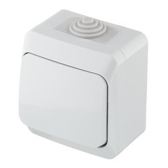 Выключатель Systeme Electric Этюд одноклавишный накладной серый (BA10-041C) - фото 2