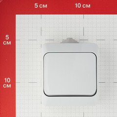 Выключатель Systeme Electric Этюд одноклавишный накладной серый (BA10-041C) - фото 3