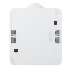 Выключатель Systeme Electric Этюд одноклавишный накладной белый с подсветкой (BA10-045B) - фото 4