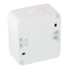 Выключатель Systeme Electric Этюд одноклавишный накладной белый с самовозвратом (KA10-041B) - фото 3