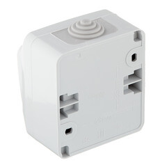 Выключатель Systeme Electric Этюд одноклавишный накладной серый с самовозвратом (KA10-041C) - фото 4