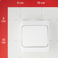 Переключатель Systeme Electric Этюд одноклавишный накладной белый (BA10-046B) - фото 2