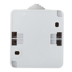 Переключатель Systeme Electric Этюд одноклавишный накладной серый (BA10-046C) - фото 5