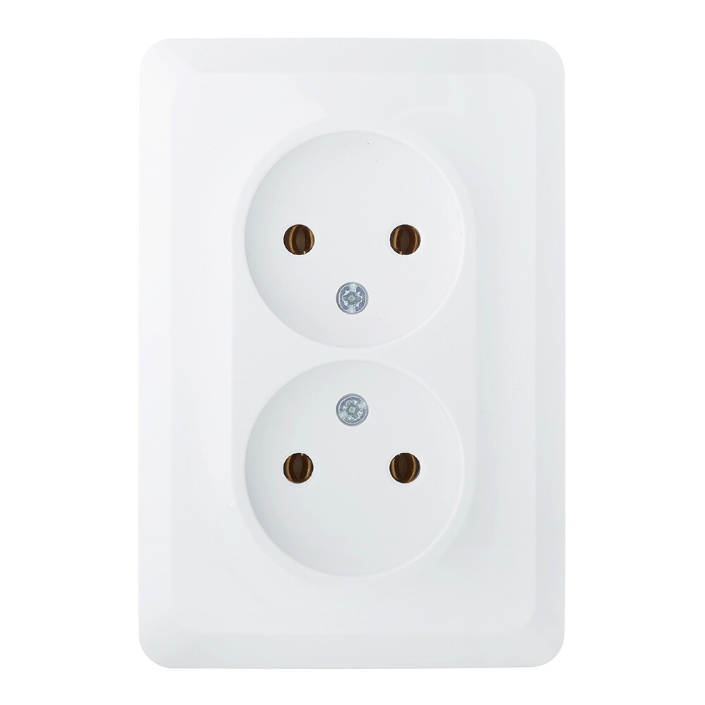 Изображение товара Розетка Systeme Electric Этюд белая PA16-105B для сухих помещений