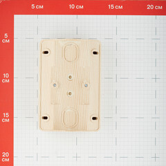 Розетка Systeme Electric Этюд накладная сосна со шторками (PA16-108D) - фото 4