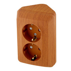 Розетка Systeme Electric Этюд накладная бук со шторками (PA16-108T) - фото 5