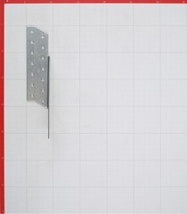 Держатель балки правый оцинкованный 210х40х40х2 мм - фото 3