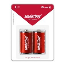 Батарейка Smartbuy LR14-2B алкалиновая 12-192 SBBA-C02B