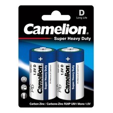 Батарейка Camelion R20 Blue BL-2 1,5 В 3217