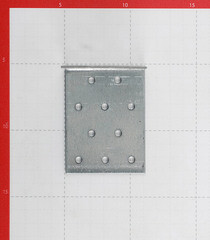 Уголок соединительный оцинкованный 80х80х60х2 мм - фото 3