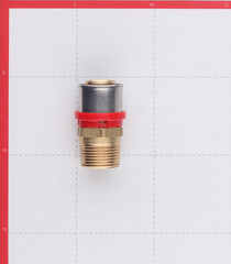 Соединитель прямой Tiemme 26(пресс) х 3/4 НР(ш) - фото 3