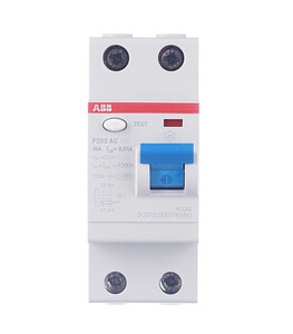 УЗО ABB S F202 16А 1P+N тип AC 10 мА 10 кА (2CSF202001R0160)