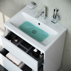 Тумба под раковину AM.PM Gem S 60 см напольная белая (M91FSX0602WG) - фото 2