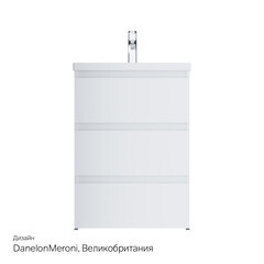 Тумба под раковину AM.PM Gem S 60 см напольная белая (M91FSX0602WG) - фото 5