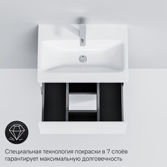 Тумба под раковину AM.PM Gem 60 см подвесная белая (M90FHX06022WG) - фото 2