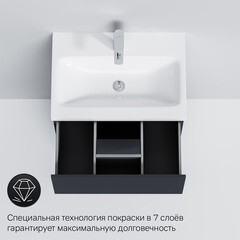 Тумба под раковину AM.PM Gem 60 см напольная графит матовая (M90FSX06022GM32) - фото 7