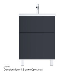 Тумба под раковину AM.PM Gem 60 см напольная графит матовая (M90FSX06022GM32) - фото 3