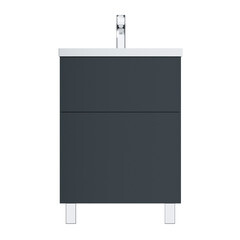 Тумба под раковину AM.PM Gem 60 см напольная графит матовая (M90FSX06022GM32) - фото 1
