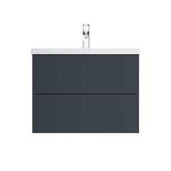 Тумба под раковину AM.PM Gem 85 см подвесная графит матовая (M90FHX07522GM) - фото 1