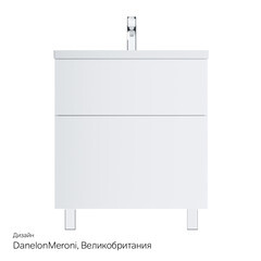 Тумба под раковину AM.PM Gem 75 см напольная белая (M90FSX07522WG32) - фото 2