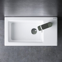 Тумба под раковину AM.PM X-Joy 50 см подвесная дерево/белая (M85AFHX0451WG) - фото 10