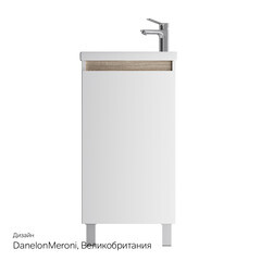 Тумба под раковину AM.PM X-Joy 45 см напольная дерево/белая (M85AFSX0451WG) - фото 3