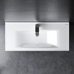 Тумба под раковину AM.PM X-Joy 100 см напольная дерево/белая (M85AFSX1002WG) - фото 9