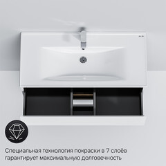 Тумба под раковину AM.PM X-Joy 100 см подвесная дерево/белая (M85AFHX1002WG) - фото 5