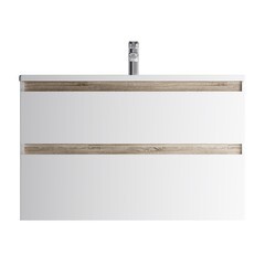 Изображение товара Тумба под раковину AM.PM X-Joy 100 см подвесная дерево/белая (M85AFHX1002WG)