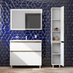 Тумба под раковину AM.PM X-Joy 100 см напольная дерево/белая (M85AFSX1002WG) - фото 7