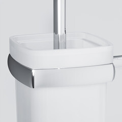 Ершик для унитаза AM.PM Gem подвесной стекло/металл хром (A9033400) - фото 7