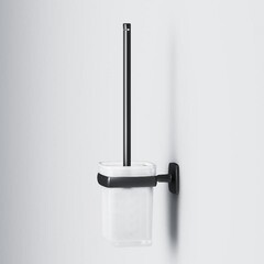 Ершик для унитаза AM.PM Gem подвесной стекло/металл черный (A9033422) - фото 5