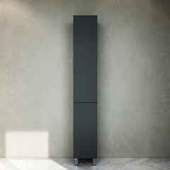 Пенал AM.PM Gem 30 см напольный правый графит матовый - фото 7