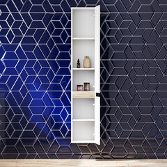 Пенал AM.PM X-Joy 30 см подвесной правый белый глянец - фото 6