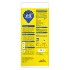 Ровнитель (стяжка пола) первичный Weber.vetonit 6000 быстротвердеющий 25 кг - фото 9