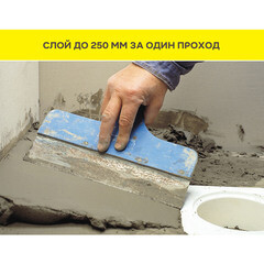 Ровнитель (стяжка пола) первичный Weber.vetonit 6000 быстротвердеющий 25 кг - фото 5