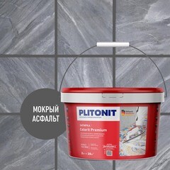 Затирка цементная эластичная Plitonit Colorit Premium мокрый асфальт ведро 2 кг - фото 2