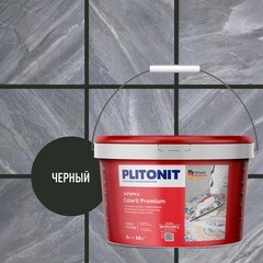 Затирка цементная эластичная Plitonit Colorit Premium черная ведро 2 кг - фото 2