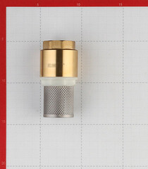 Клапан обратный 1 НР(ш) х 1 ВР(г) с несъемной сеткой - фото 2