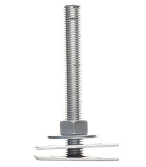 Анкер регулировочный оцинкованный М24 h200 100х100х4 мм - фото 2