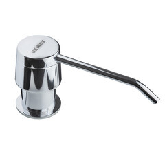 Дозатор для моющего средства Ukinox Nord 300 мл металл/пластик хром глянец встраиваемый (801 CR) - фото 3