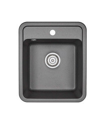 Изображение товара Мойка для кухни Granula Standard 50х42х19 см врезная кварц черная