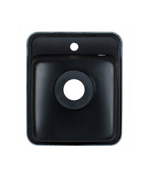 Мойка для кухни Granula Standard 50х42х19 см врезная кварц черная - фото 2